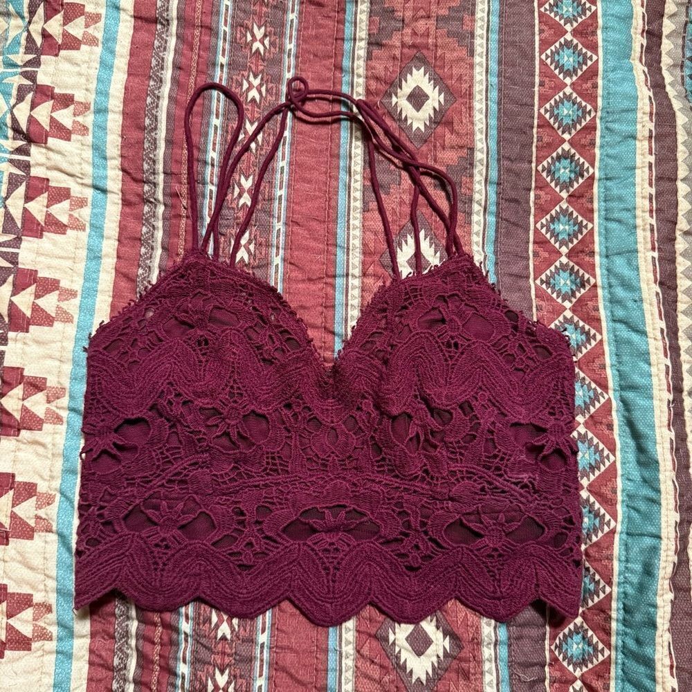 FP one Free people lace bralette size small